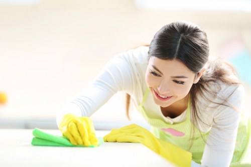 Professional after builders cleaning in a Knightsbridge home interior