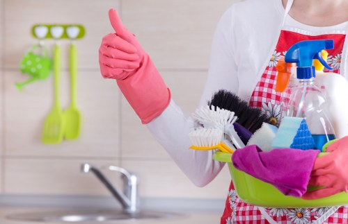 Professional oven cleaning service for a Knightsbridge kitchen