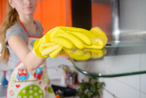 Service quality review after a cleaning complaint