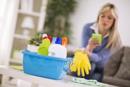 Careful upholstery maintenance for a commercial interior in Knightsbridge